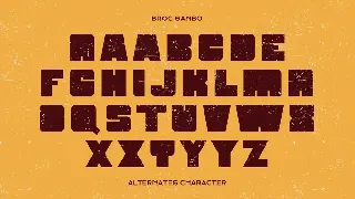 Broc Sanbo - Bold Font