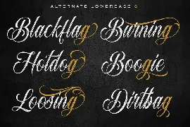 Bandito Script | Tattoo font