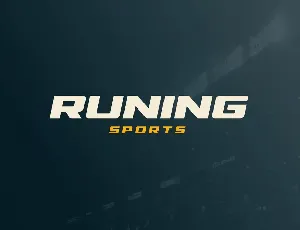 Groning - Sport Font