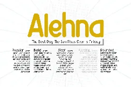 Alehna Playful Display Font