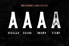 Breakdance Complete Family font