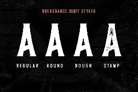 Breakdance Complete Family font