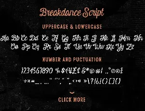 Breakdance Complete Family font