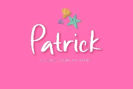 Patrick Cute Display Font