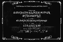 Thundra â€“ Blackletter Font