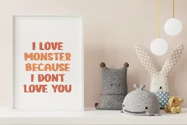 Monster Funny - Cute Display Font