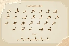 Gontela - Handwritten Font