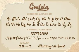 Gontela - Handwritten Font