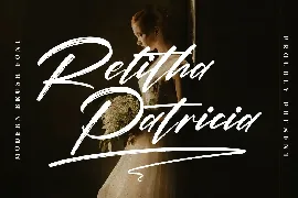 Relitha Patricia Modern Brush Font