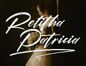 Relitha Patricia Modern Brush Font