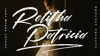 Relitha Patricia Modern Brush Font