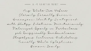 Belanda - Monoline Script Font