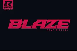 Blaze font