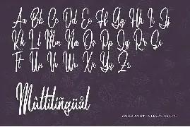 Yustin - Script Font