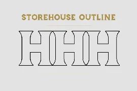 Storehouse Font