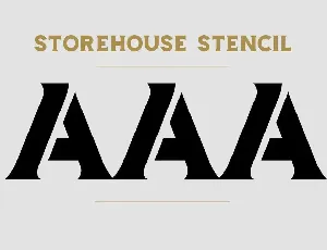 Storehouse Font