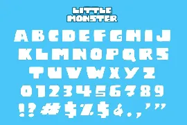 Little Monster Display Font