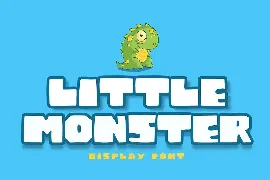 Little Monster Display Font