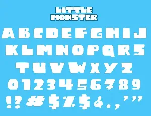 Little Monster Display Font