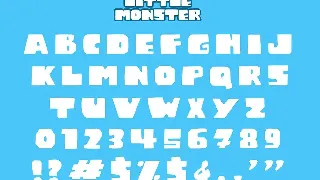 Little Monster Display Font