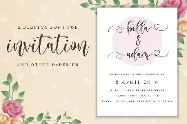 Delisha - Wedding Font