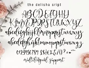 Delisha - Wedding Font