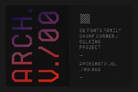 Archimoto V.00 font