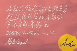 Anita - Script Font