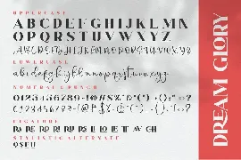 Dream Glory font