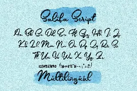 Salifa Script font