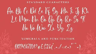 Roselitta - Wedding Font