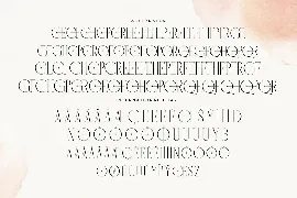 Horence Ligatures Script Display font