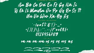 Arxa James | A Handwritten Font