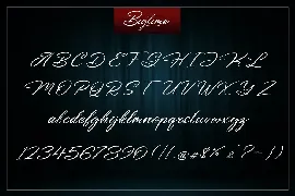 Bigtime - Signature Font