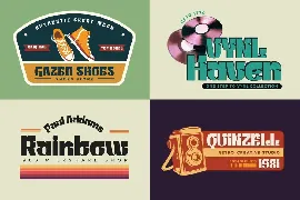 difayuni | Groovy Retro Font