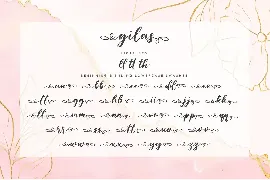 Gilas - Modern Calligraphy font