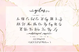 Gilas - Modern Calligraphy font