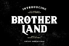 Brotherland font