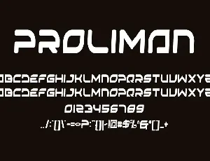 Proliman Fonts