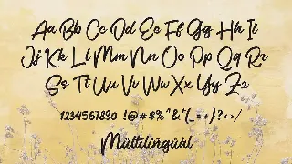 Glintar Script font