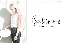 Ballimore â€“ Modern Signature font