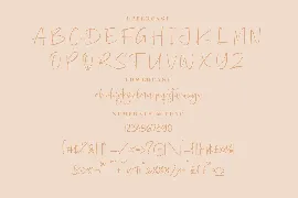 Prichylia Modern Handwritten Font