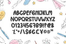 School Meeting - Cute Handwritten Display Font