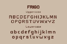 Frigo font