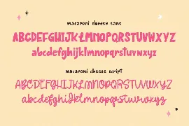 Macaroni Cheese Font Duo