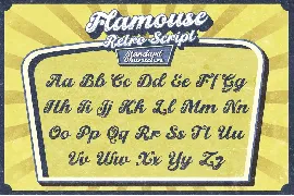 Flamouse font