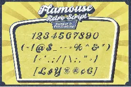 Flamouse font