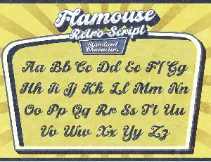 Flamouse font