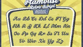 Flamouse font