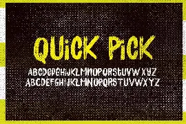 Quick Pick Font